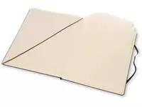 Een Moleskine notitieboek, ft 19 x 25 cm, gelijnd, harde cover, 192 blad, zwart koop je bij ShopXPress