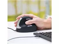 Een R-Go HE ergonomische muis, medium, met draad, voor rechtshandigen koop je bij ShopXPress