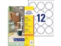 Een Avery Zweckform ronde etiketten, diameter 60 mm, wit, permanent klevend, 120 etiketten, 10 vellen koop je bij ShopXPress