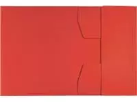 Een Leitz Recycle klepmap, uit karton, ft A4, rood koop je bij ShopXPress