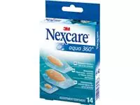 Een 3M pleister Nexcare Aqua 360° 3 formaten, pak van 14 stuks koop je bij ShopXpress B.V.