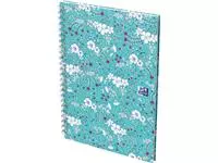 Een Oxford Floral hardcover spiraalschrift, ft A5, 60 vel, gelijnd, 3 geassorteerde designs koop je bij ShopXPress