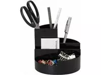 Een MAUL bureauorganizer pennenbak Roundbox Ø14x12.5cm, 7-vaks, 85% gerecycled kunststof zwart koop je bij ShopXPress