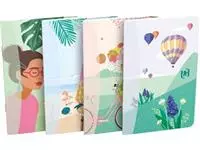 Een Oxford Horizons notitieboekje, ft 9 x 14 cm, 60 bladzijden, gelijnd, geassorteerde kleuren koop je bij ShopXPress