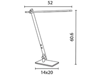 Een Unilux bureaulamp Lumilight, zwart koop je bij ShopXPress