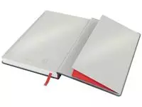 Een Leitz Cosy notitieboek met harde kaft, voor ft A5, gelijnd, grijs koop je bij ShopXPress