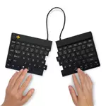 Een R-Go Split Break ergonomisch Bluetooth toetsenbord, qwerty, zwart koop je bij ShopXPress