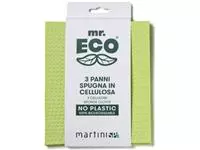 Een Mr. Eco vaatdoekjes ft 19,5 x 16,5 cm, van plantaardige cellulose, pak van 3 stuks koop je bij ShopXPress