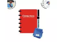 Een Correctbook A6 Original: uitwisbaar / herbruikbaar notitieboek, gelijnd, Horizon Red (rood) koop je bij ShopXPress