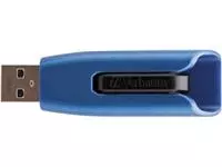 Een Verbatim V3 Max USB 3.0 stick, 128GB, blauw koop je bij ShopXPress