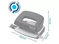 Een Leitz NeXXt Recycle Mini perforator, 10 blad, rood koop je bij ShopXPress