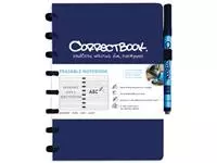Een Correctbook A5 Original: uitwisbaar / herbruikbaar notitieboek, gelijnd, Midnight Blue (marineblauw) koop je bij ShopXPress