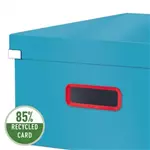 Een Leitz Cosy Click & Store grote opbergdoos, blauw koop je bij ShopXPress