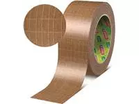 Een Tesapack ultra strong ecologo, 50 mm x 25 m, papier, bruin koop je bij ShopXPress