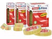 Een Tesafilm transparante tape, ft 19 mm x 10 m, 8 rolletjes koop je bij ShopXPress