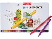 Een Bruynzeel viltstift Expression, doos van 25 stuks koop je bij ShopXPress