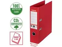 Een Esselte No.1 ordner CO2 Gecompenseerd A4, 7,5 cm, rood koop je bij ShopXPress