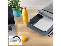 Een Leitz Ergo Cosy laptopstandaard, 80 % gerecycleerd kunststof, grijs koop je bij ShopXPress