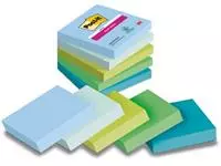 Een Post-it Super Sticky notes Oasis, 90 vel, ft 76 x 76 mm, geassorteerde kleuren, pak van 5 blokken koop je bij ShopXPress