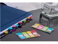 Een Post-it index Strong, ft 15,8 x 38,1 mm, blister met 4 kleuren, 10 tabs per kleur koop je bij ShopXPress