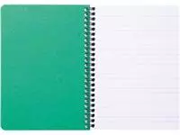 Een Clairefontaine FOREVER spiraalschrift, gerecycleerd, A5, 90g, 120 bladzijden, gelijnd, groen koop je bij ShopXPress