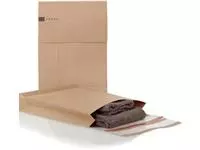 Een e-Green enveloppen met blokbodem, ft 350 x 250 x 50 + 96 mm, doos van 250 stuks koop je bij ShopXPress