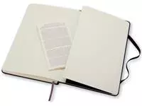 Een Moleskine notitieboek, ft 9 x 14 cm, gelijnd, harde cover, 192 bladzijden, zwart koop je bij ShopXPress