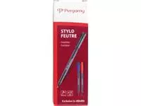 Een Pergamy MT fineliner, blauw koop je bij ShopXPress