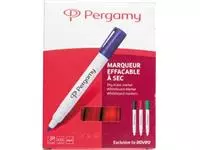 Een Pergamy whiteboardmarker, rood koop je bij ShopXPress