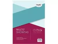 Een Multo geperforeerde showtas ft A4, 23-gaatsperforatie, glashelder, pak van 10 stuks koop je bij ShopXPress