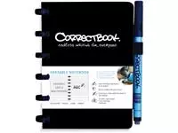 Een Correctbook A6 Original: uitwisbaar / herbruikbaar notitieboek, gelijnd, Ink Black (zwart) koop je bij ShopXPress