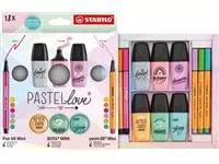 Een STABILO Pastellove set, koffertje van 18 stuks koop je bij ShopXPress