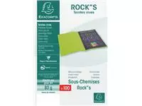 Een Exacompta Rock's 80 dossiermap, ft 22 x 31 cm, pak van 100, dennengroen koop je bij ShopXPress