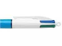 Een Bic 4 Colours Original 4-kleurenbalpen, 0,32 mm, klassieke inktkleuren, lichaam blauw koop je bij ShopXPress