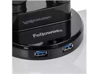 Een Fellowes Platinum Series Monitorarm dubbel horizontaal koop je bij ShopXPress