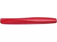 Een Pelikan Twist vulpen, op blister, rood (Fiery Red) koop je bij ShopXPress