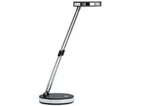 Een MAUL bureaulamp LED Puck op voet, verschuifbaar in hoogte, daglicht wit licht, zwart koop je bij ShopXPress