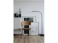 Een MAULpirro vloerlamp, LED, op voet, hoog 126.5cm, dimbaar, flexible draaibare arm, zwart koop je bij ShopXPress