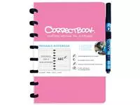 Een Correctbook A5 Original: uitwisbaar / herbruikbaar notitieboek, gelijnd, Blossom Pink (roze) koop je bij ShopXPress