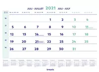 Een Brepols maandkalender, 2025 koop je bij ShopXPress