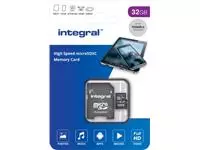 Een Integral microSDHC geheugenkaart, 32 GB koop je bij ShopXPress