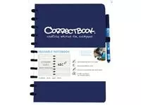 Een Correctbook A4 Original: uitwisbaar / herbruikbaar notitieboek, gelijnd, Midnight Blue (marineblauw) koop je bij ShopXPress