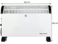 Een Brasq convector verwarming CH100, wit koop je bij ShopXPress