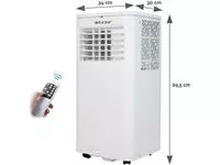 Een Brasq mobiele airconditioner MAC9000 , 9000 BTU koop je bij ShopXPress