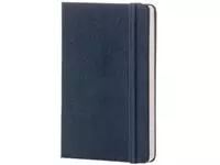 Een Moleskine notitieboek, ft 9 x 14 cm, gelijnd, harde cover, 192 blad, saffier koop je bij ShopXPress