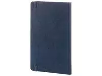 Een Moleskine notitieboek, ft 13 x 21 cm, effen, harde cover, 240 blad, saffier koop je bij ShopXPress