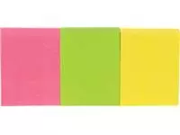 Een Pergamy notes, ft 38 x 51 mm, pak van 3, neon geel, neon roze en neon groen koop je bij ShopXPress