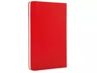 Een Moleskine notitieboek, ft 13 x 21 cm, gelijnd, harde cover, 240 blad, rood koop je bij ShopXPress
