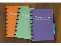 Een Correctbook A5 Original: uitwisbaar / herbruikbaar notitieboek, gelijnd, Peachy Orange (oranje) koop je bij ShopXPress