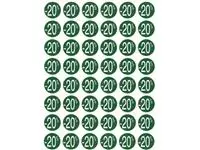 Een Agipa Kortinglabel -20%, groen, pak van 192 stuks, verwijderbaar koop je bij ShopXPress